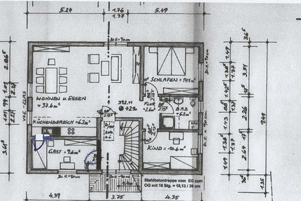 Wohnung Kalbach - 4 Zimmer, 91 m&sup2;, 870&euro; | Angebot:24454775