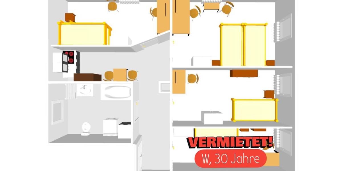 Wohnen auf Zeit Fürth Altstadt - 1 Zimmer, 458&euro; | Angebot:22447876