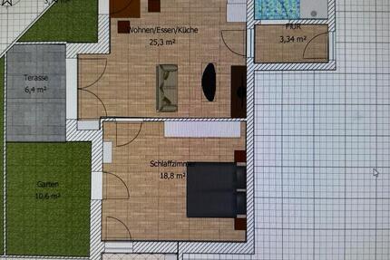 Wohnung Mayen - 2 Zimmer, 60 m&sup2;, 600&euro; | Angebot:25248879