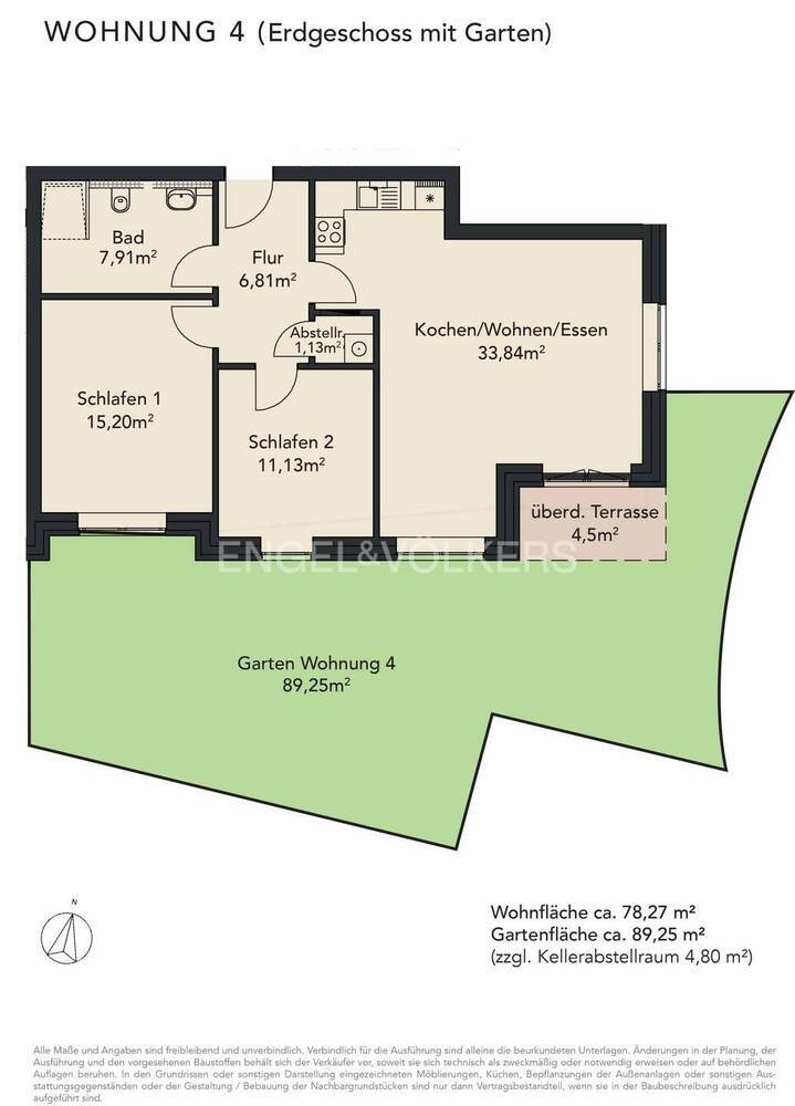 DreiZimmer-Erdgeschoßwohnung zum Verlieben!