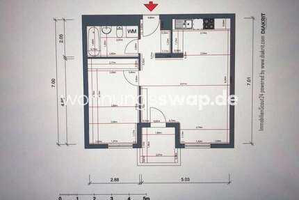 Wohnung Stuttgart - 2 Zimmer, 51 m&sup2;, 650&euro; | Angebot:26133815