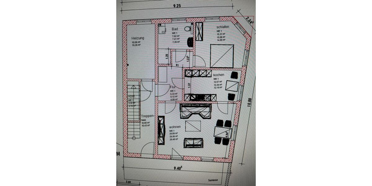 Erdgeschoßwohnung Parchim - 2 Zimmer, 77 m&sup2;, 1.078&euro; | Angebot:25790917