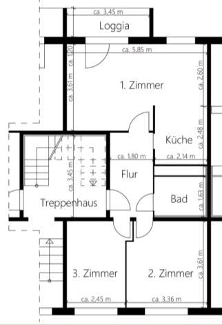 Wohnung in Cottbus 3 zimmer