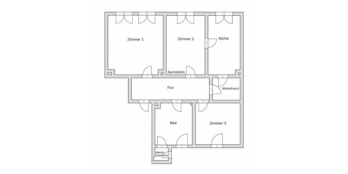 Etagenwohnung Falkenstein/Vogtland Vogtland - 3.5 Zimmer, 87 m&sup2;, 560&euro; | Angebot:25146871