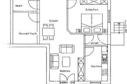 Mietwohnung 2 ZKB 2 zimmer