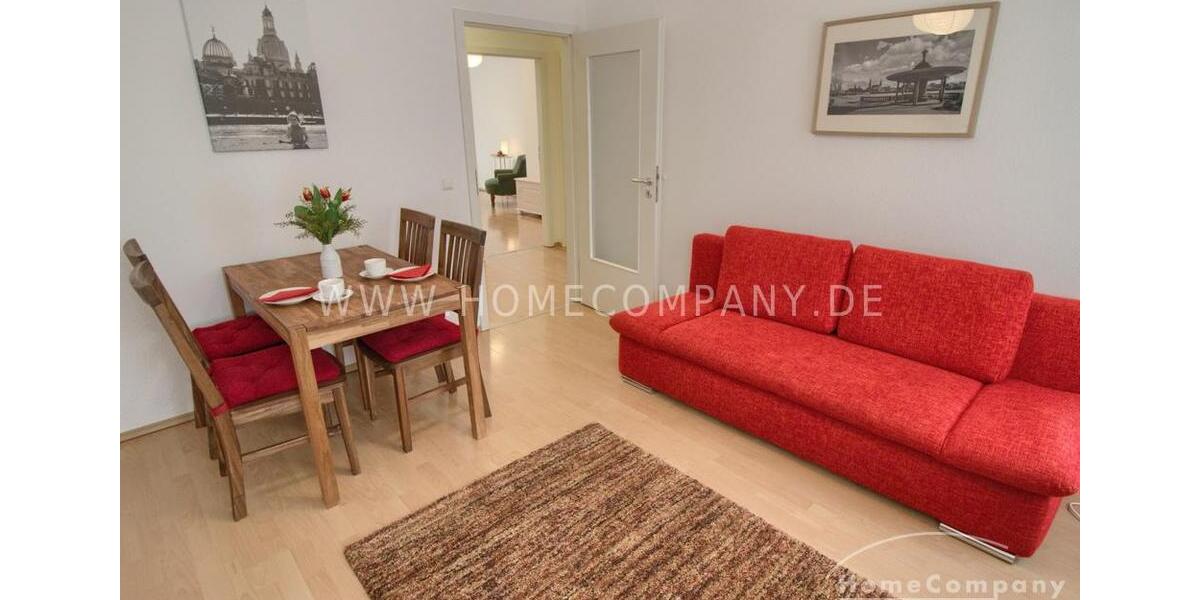 Wohnen auf Zeit Dresden Neustadt - 2 Zimmer, 48 m&sup2;, 1.500&euro; | Angebot:26701278