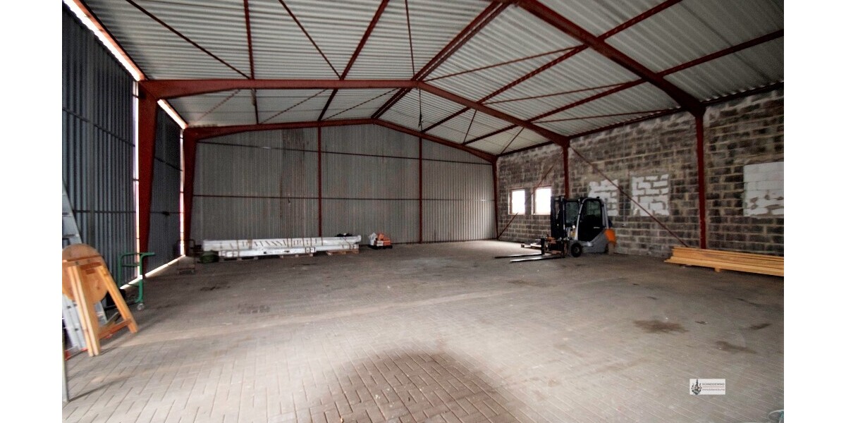 300 m² Halle mit 1.000 m² Freifläche im Gewerbegebiet Hoya - Gewerbeobjekt Hoya | Angebot:26283610