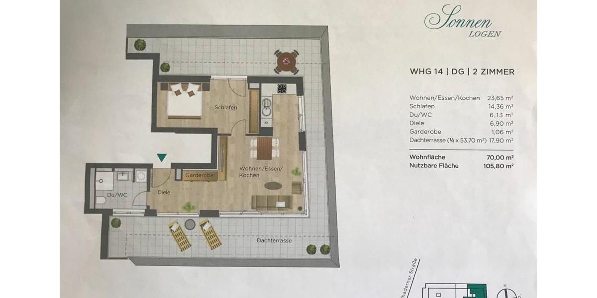 Einfamilienhaus München Hadern - 2 Zimmer, 70 m&sup2;, 1.960&euro; | Angebot:26348832