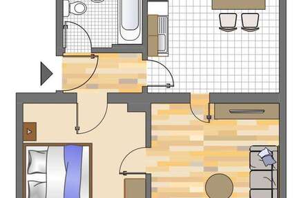 Wohnung zum Mieten in Dortmund 495 € 58.12 m²