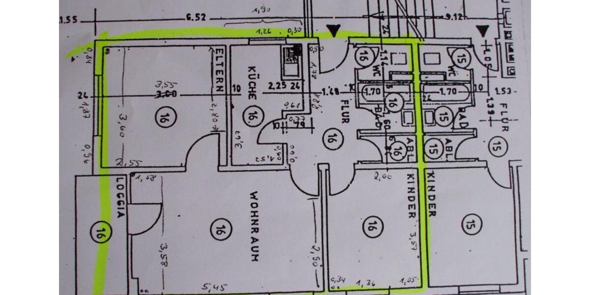 Etagenwohnung Schwäbisch Gmünd Bargau - 3 Zimmer, 66 m&sup2;, 750&euro; | Angebot:25098839