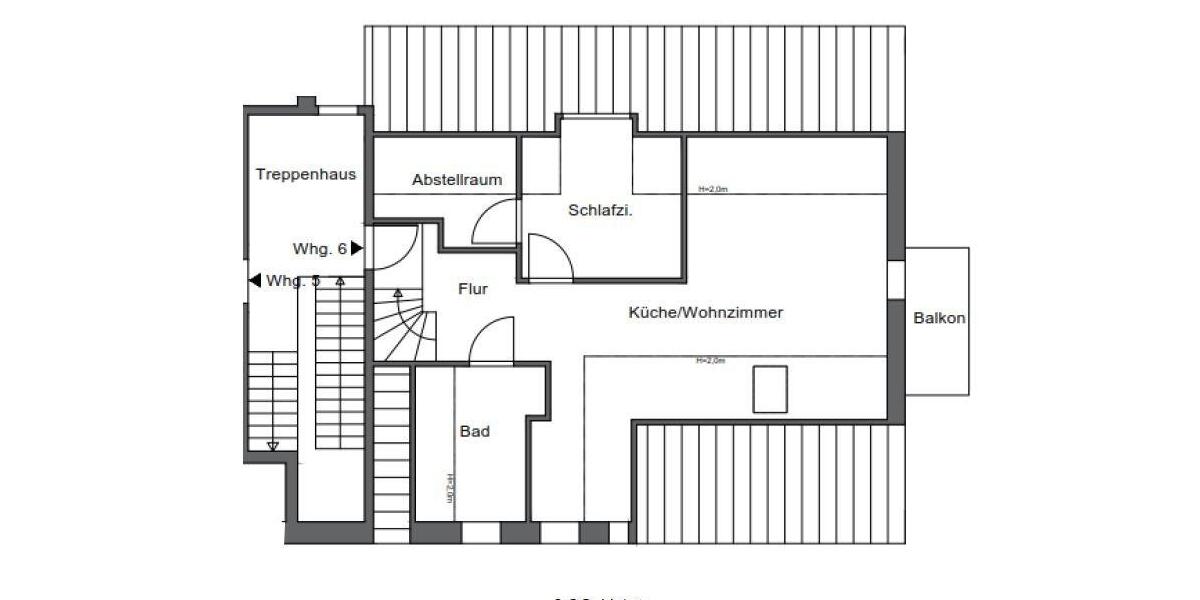 Etagenwohnung Heide - 2 Zimmer, 55 m&sup2;, 630&euro; | Angebot:26663495