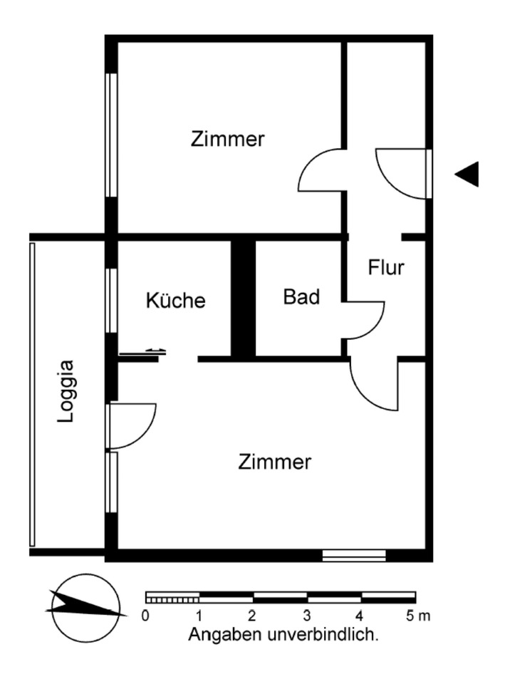 Nachmieter 2 Raum Wohnung beim Kleistkaffee in FFO
