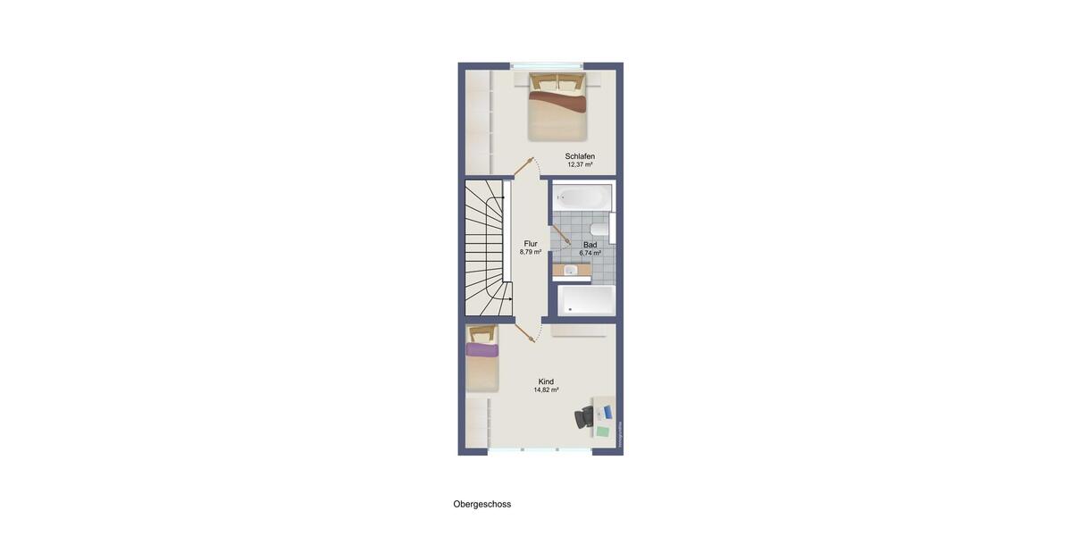 Reihenhaus München Allach-Untermenzing - 4 Zimmer, 110 m&sup2;, 2.800&euro; | Angebot:26624124