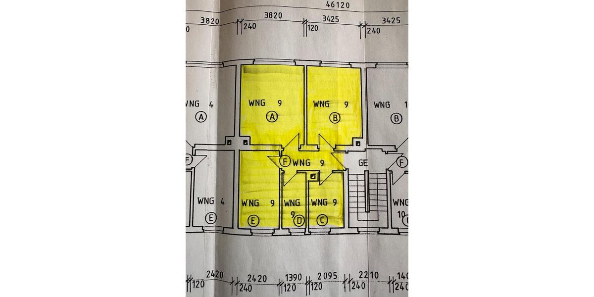 Etagenwohnung Marienberg - 3 Zimmer, 60 m&sup2;, 440&euro; | Angebot:26442013