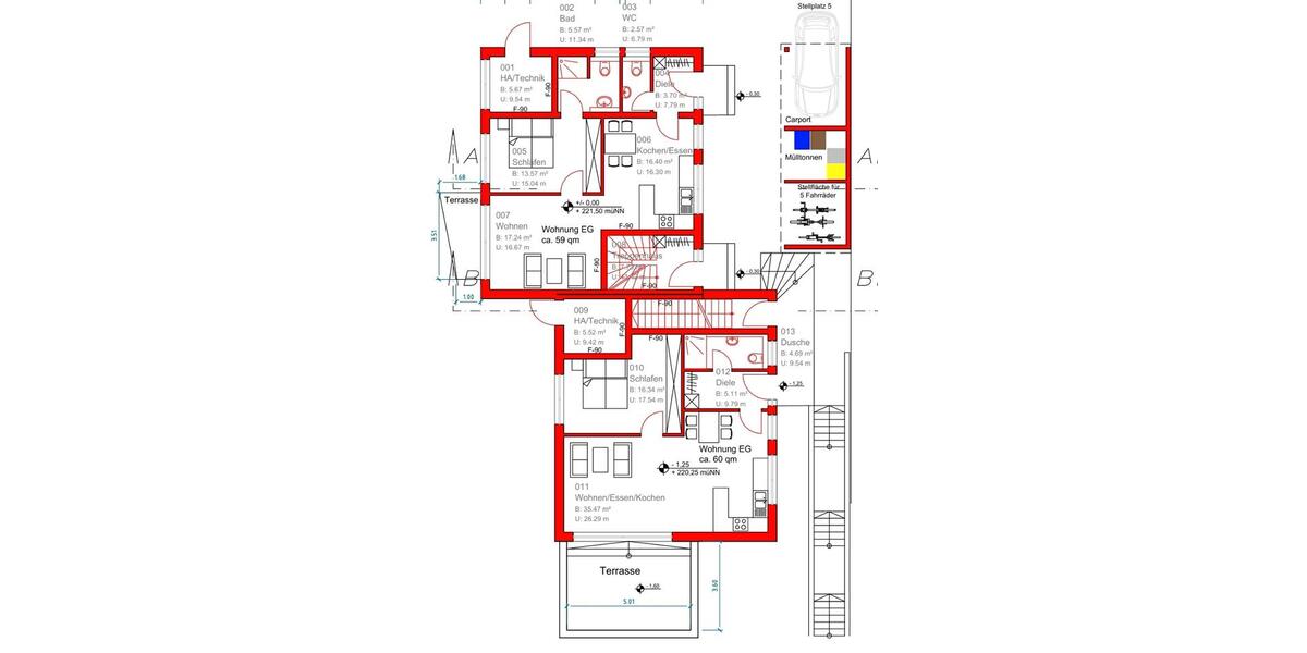 Erdgeschoßwohnung Nümbrecht - 1 Zimmer, 60 m&sup2;, 720&euro; | Angebot:25960292