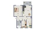 Erdgeschoßwohnung Coswig - 3 Zimmer, 58 m&sup2;, 649&euro; | Angebot:26659832