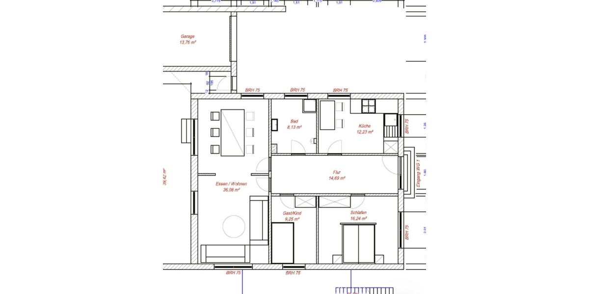 Erdgeschoßwohnung Papenburg - 3 Zimmer, 110 m&sup2;, 1.000&euro; | Angebot:26183802