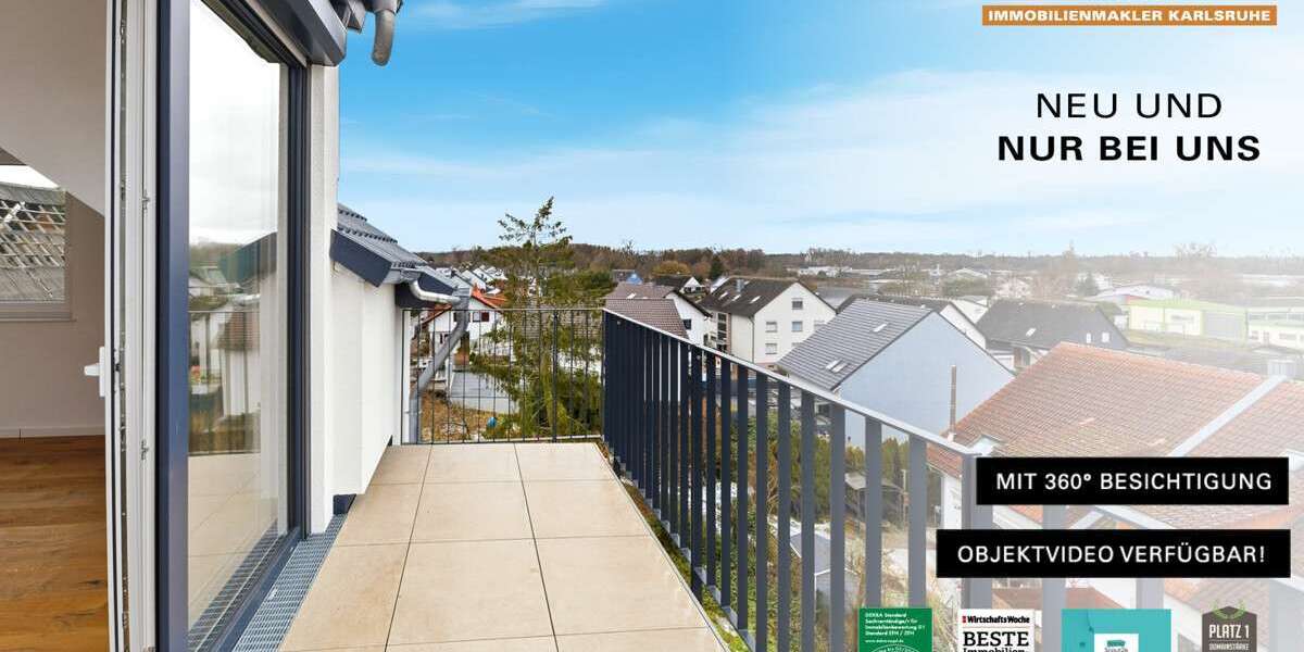 Wohnung zum Mieten in Eggenstein-Leopoldshafen 1.290 € 89 m² 4 zimmer