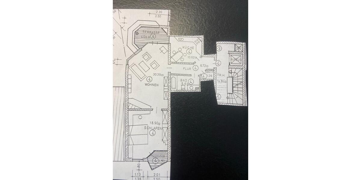 Etagenwohnung Bullay - 2 Zimmer, 82 m&sup2;, 690&euro; | Angebot:25262867