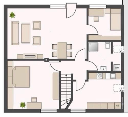 Dachgeschoßwohnung Isernhagen - 3 Zimmer, 72 m&sup2;, 750&euro; | Angebot:26517092