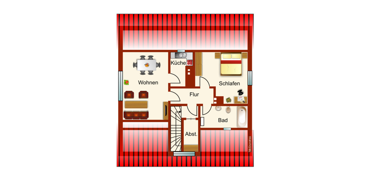 Wohnen auf Zeit Haltern am See - 2 Zimmer, 54 m&sup2;, 600&euro; | Angebot:24617601