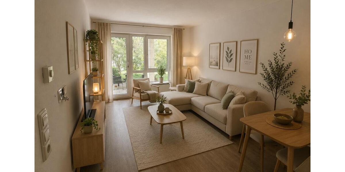 Terrassenwohnung Wüstenrot - 2 Zimmer, 45 m&sup2;, 550&euro; | Angebot:26562319