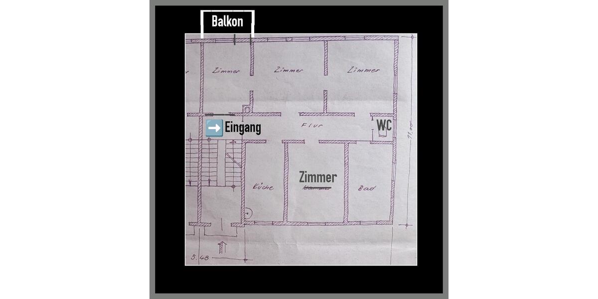 Etagenwohnung Hann. Münden - 4 Zimmer, 100 m&sup2;, 720&euro; | Angebot:25898872
