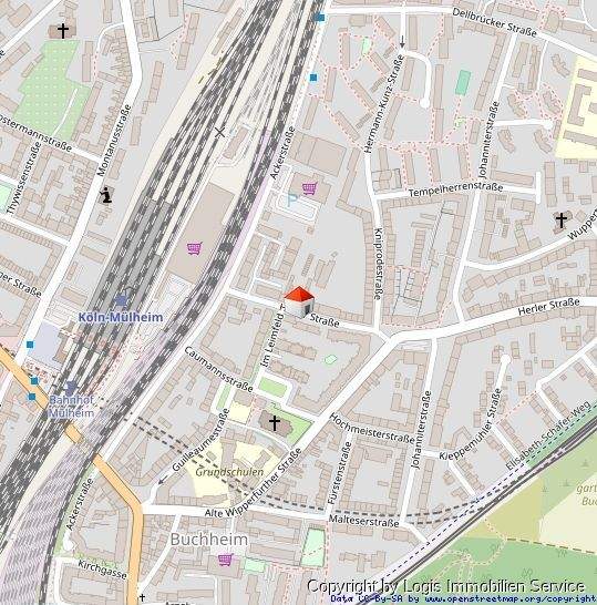 Etagenwohnung Köln / Buchheim Buchheim - 2 Zimmer, 50 m&sup2;, 699&euro; | Angebot:25665933