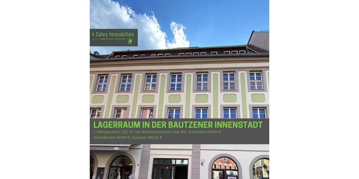 Gewerbeobjekt Bautzen Innenstadt - 120&euro; | Angebot:26063697