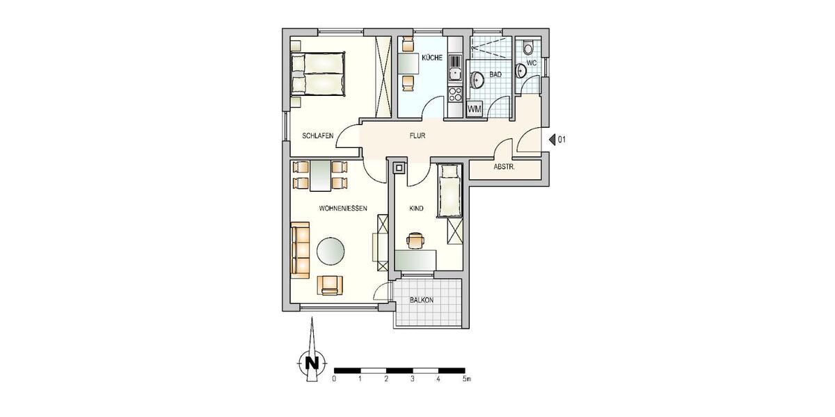 Erstbezug nach Modernisierung! 3 zimmer
