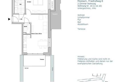 Ihr neues Zuhause in Mosbach! Schicke, renovierte 2-Zimmer-Wohnung mit Terrasse! 2 zimmer