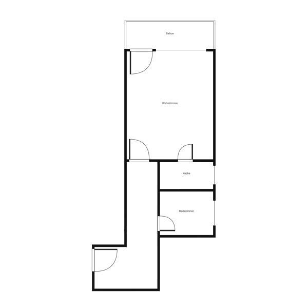 Zentrumnahes 1-Zimmerappartement ideal für Pendler, Studenten oder Singles