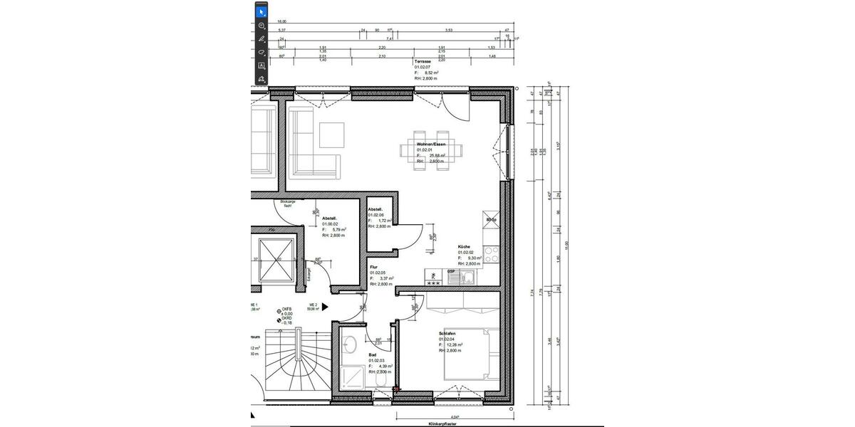 Erdgeschoßwohnung Itzehoe - 2 Zimmer, 60 m&sup2;, 990&euro; | Angebot:25886841