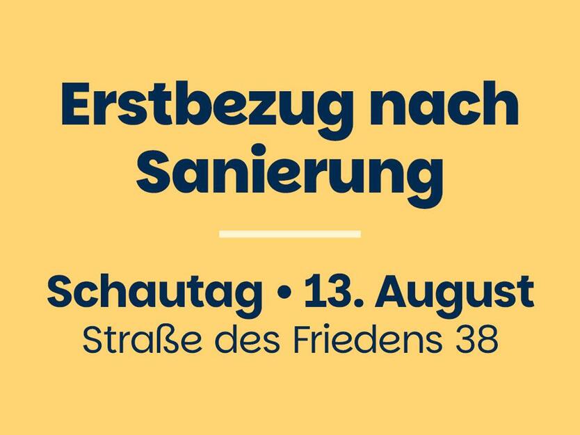 Schöne Familiengerechte 4-Raum Wohnung - Erstbezug nach Sanierung