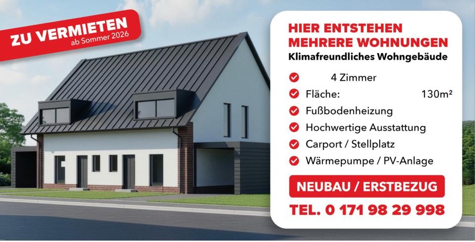 Doppelhaushälfte Soltau - 4 Zimmer, 130 m&sup2;, 1.450&euro; | Angebot:23715451