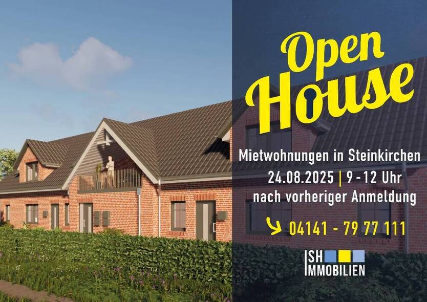 Steinkirchen - einziehen und wohlfühlen! Erstbezug: 4-Zi.-Wohnung mit Loggia