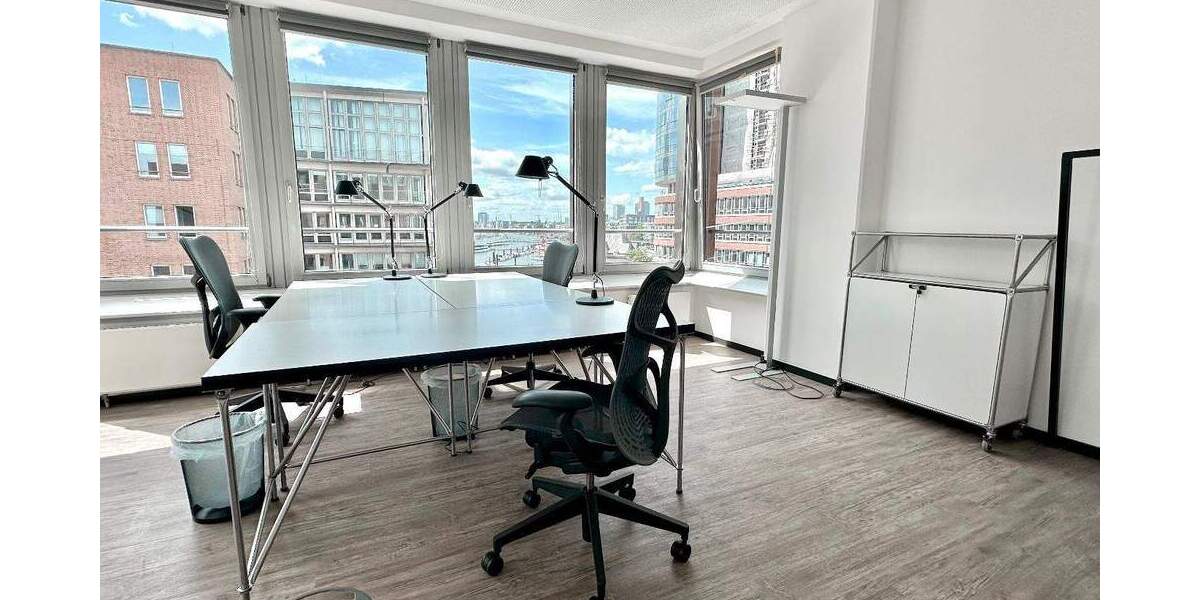 Elbphilharmonie-Blick: Möbliertes Teambüro 4-6 Pers. in Hafencity, flexibel zimmer