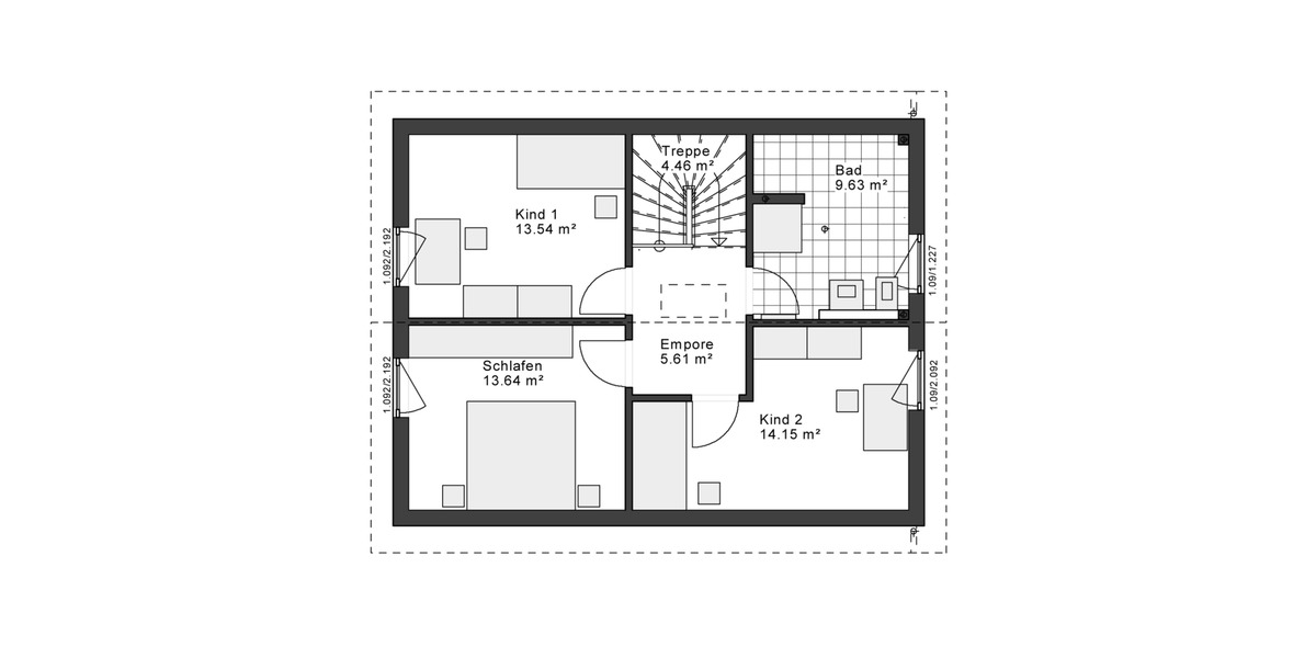Einfamilienhaus Hamm Bockum - 3 Zimmer, 130 m&sup2;, 1.230&euro; | Angebot:26395173