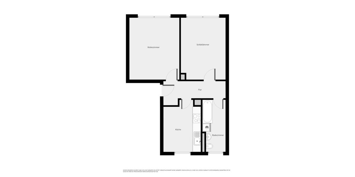 Etagenwohnung Südharz - 2 Zimmer, 53 m&sup2;, 240&euro; | Angebot:25118425