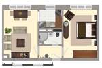 Etagenwohnung Aschersleben - 2 Zimmer, 41 m&sup2;, 260&euro; | Angebot:26713982