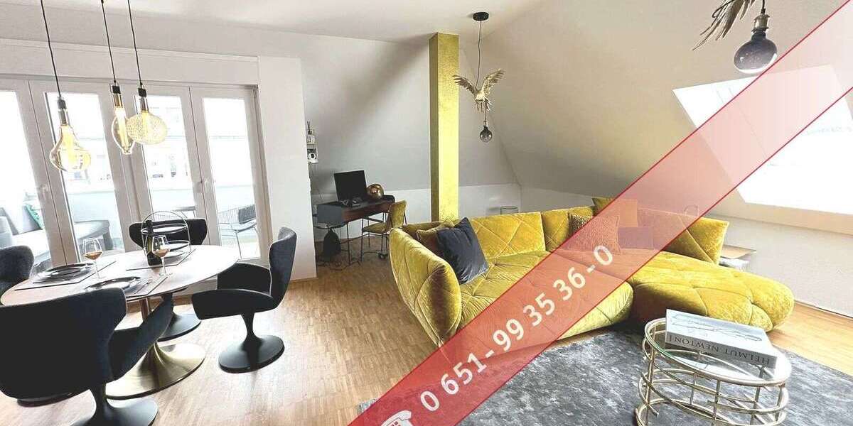Etagenwohnung Trier Feyen-Weismark - 2 Zimmer, 75 m&sup2;, 1.500&euro; | Angebot:26757973