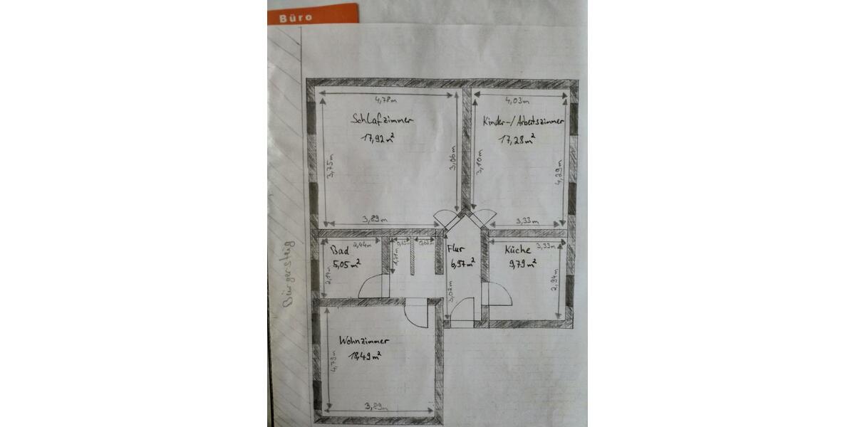 Erdgeschoßwohnung Glückstadt - 3 Zimmer, 76 m&sup2;, 879&euro; | Angebot:26400256