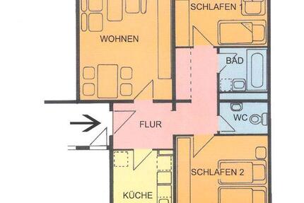 Wohnung Kassel Nordshausen - 3 Zimmer, 75 m&sup2;, 624&euro; | Angebot:25217713