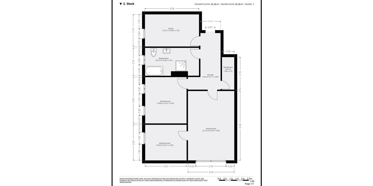 Etagenwohnung Rostock Groß-Klein - 3 Zimmer, 83 m&sup2;, 1.200&euro; | Angebot:25319262