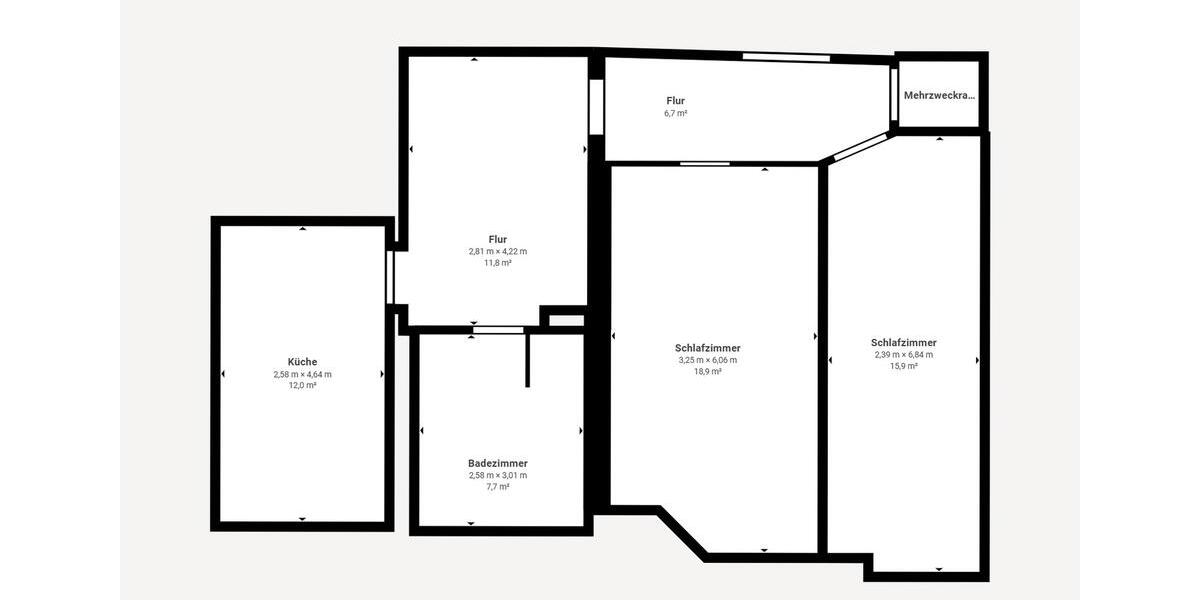 Etagenwohnung Angermünde - 2 Zimmer, 75 m&sup2;, 680&euro; | Angebot:23693243