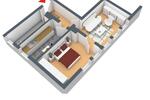 Etagenwohnung Wuppertal Gemarkung Elberfeld - 2 Zimmer, 55 m&sup2;, 539&euro; | Angebot:26586807