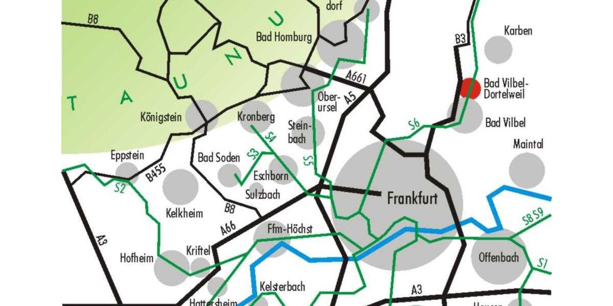 Erdgeschoßwohnung Bad Vilbel - 1 Zimmer, 45 m&sup2;, 550&euro; | Angebot:25802167