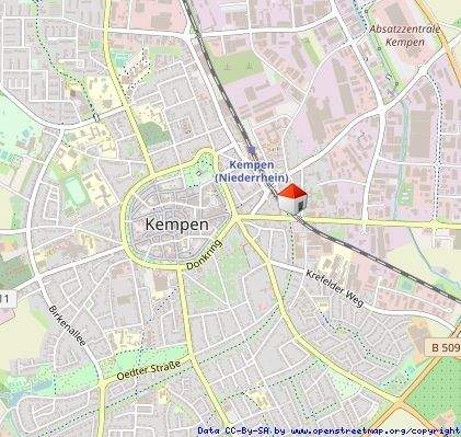 Etagenwohnung Kempen - 2 Zimmer, 89 m&sup2;, 1.150&euro; | Angebot:25689108