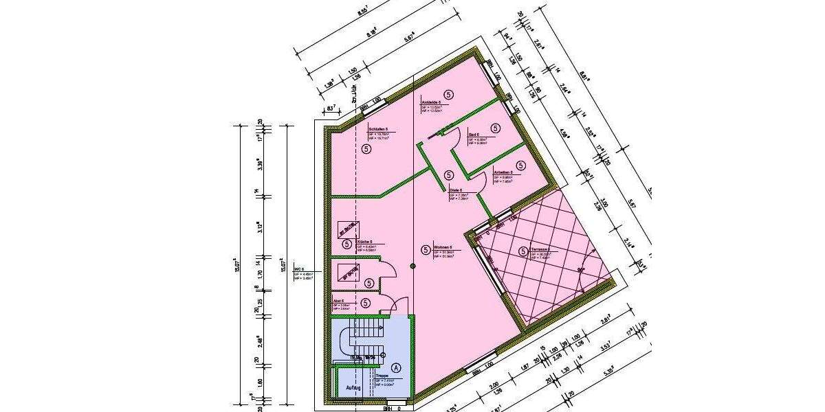 Penthouse mit atemberaubender Dachterrasse im Herzen von Ettlingen 3 zimmer