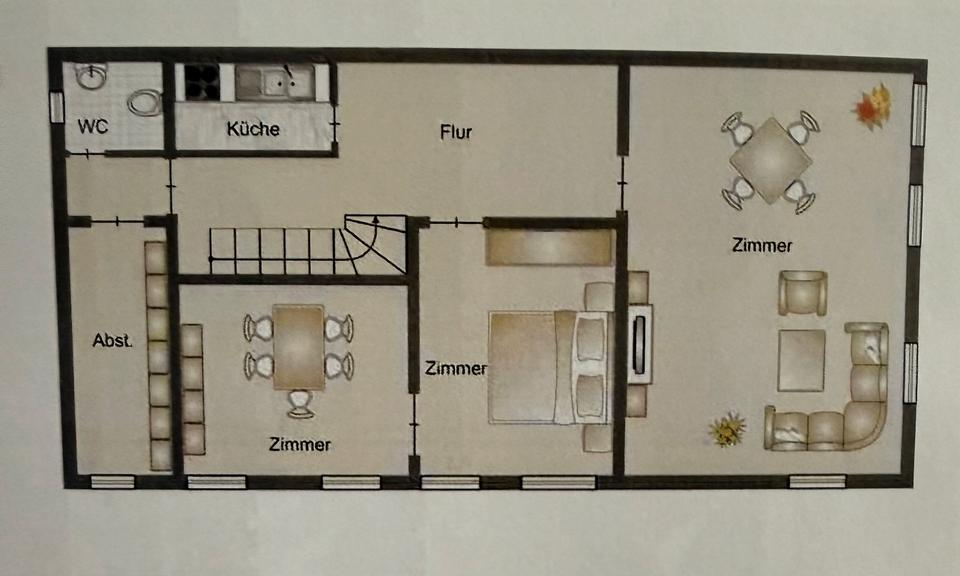 Etagenwohnung Reutlingen Reutlingen (Kernstadt) - 6 Zimmer, 130 m&sup2;, 1.300&euro; | Angebot:26589595